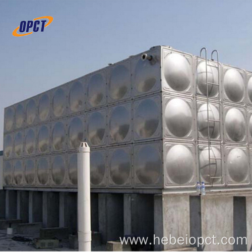 50m3 SS stainless steel square storage water tank